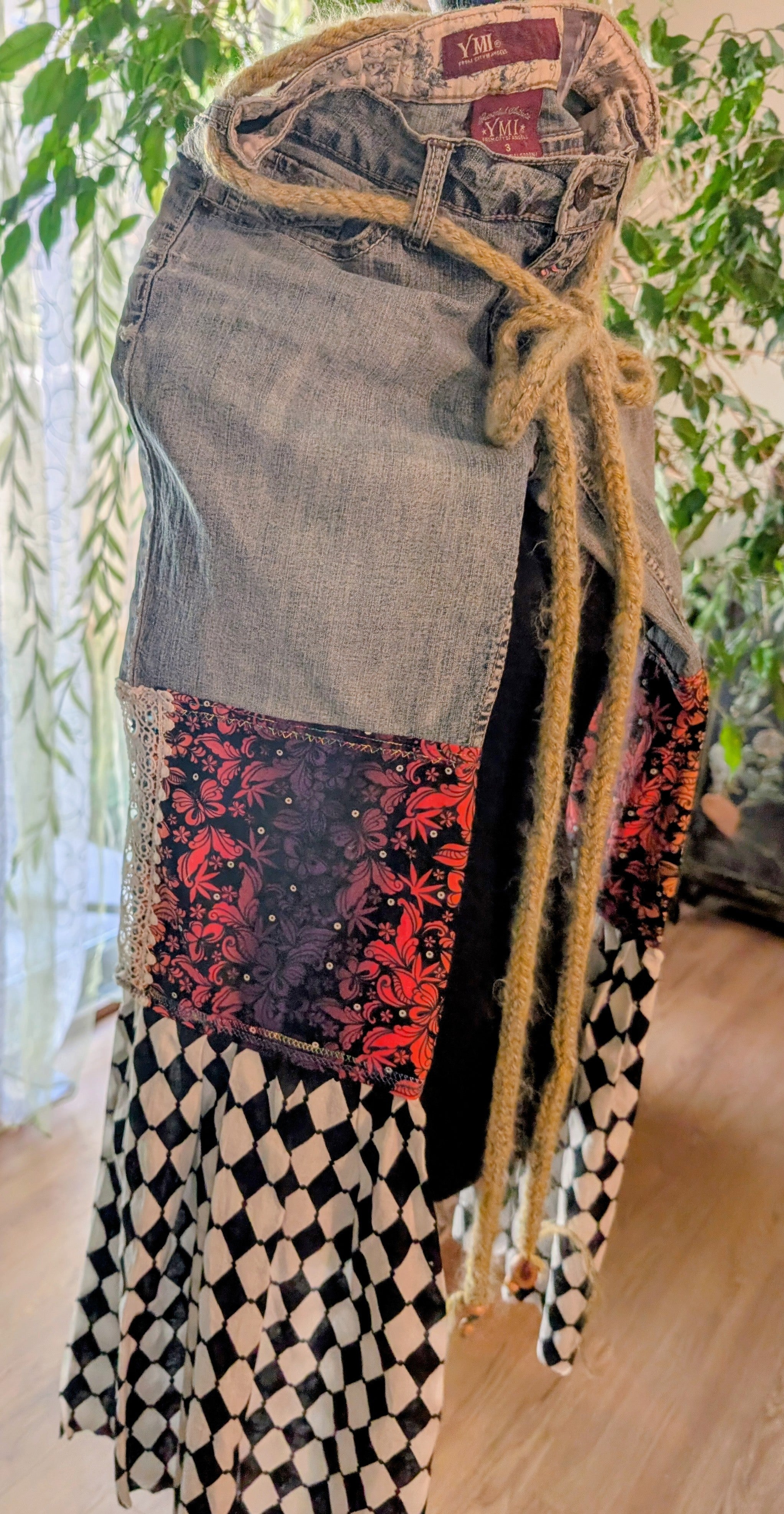 Festival Style Upcycled Jeans