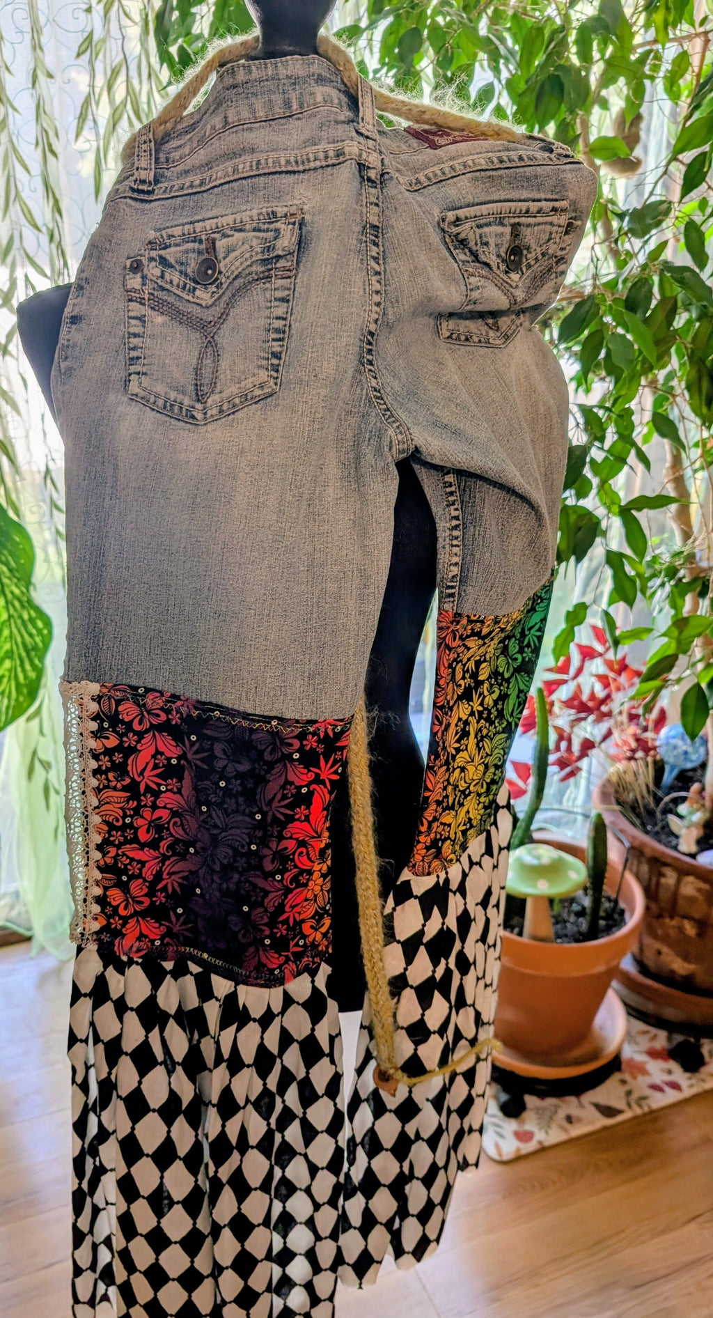 Festival Style Upcycled Jeans